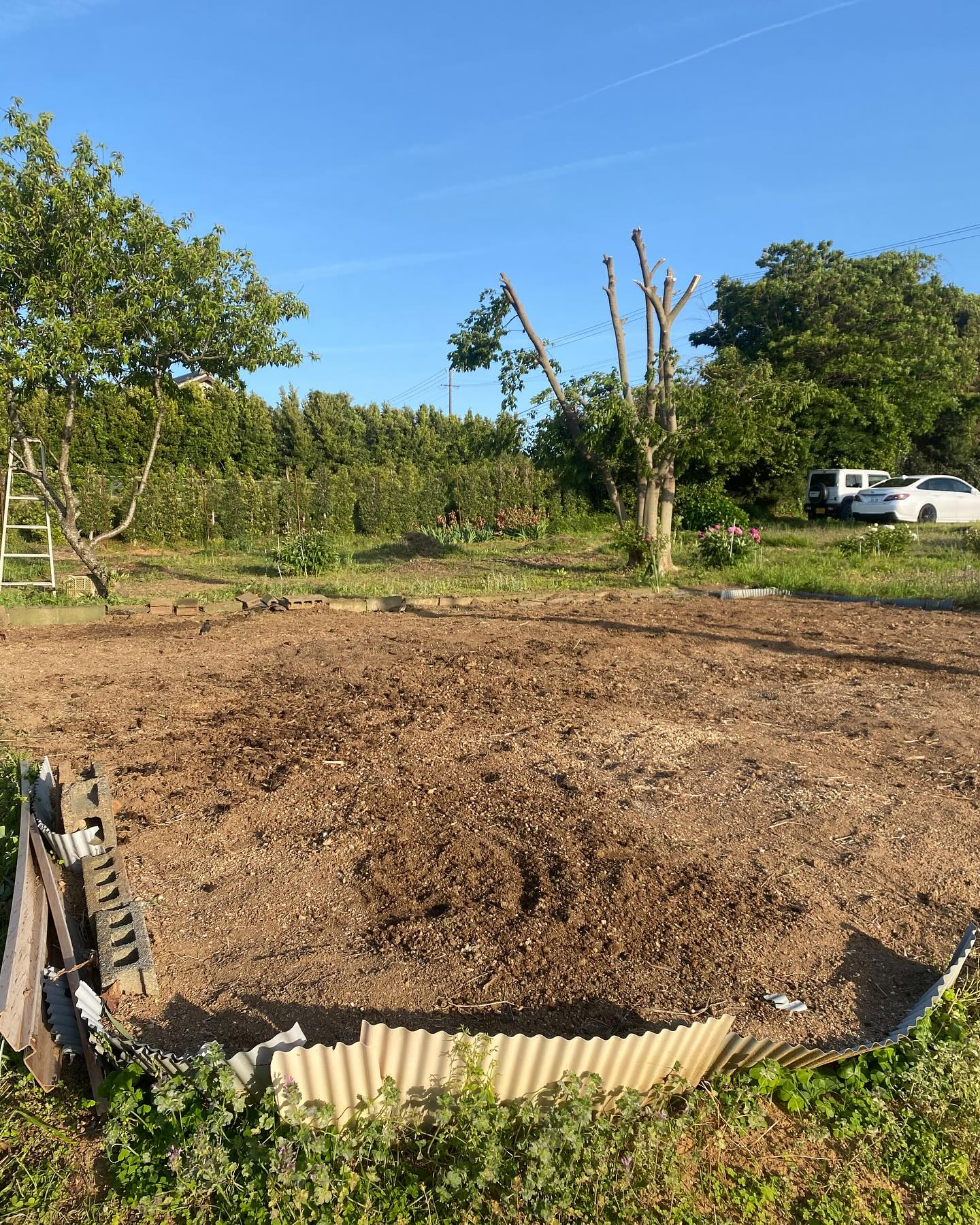 湖西市での草刈り作業ー！