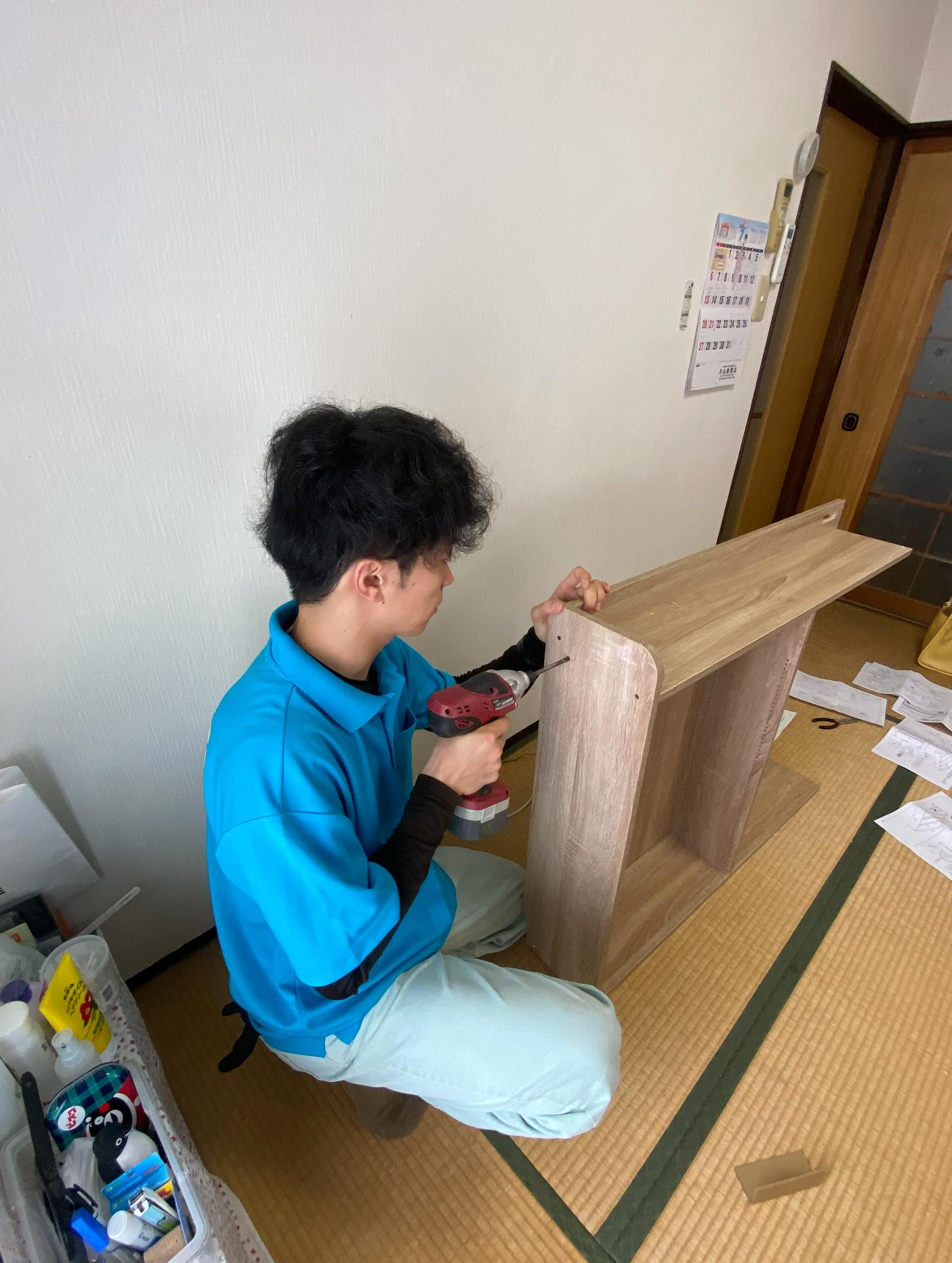 家具組み立て作業ー!(豊川市)