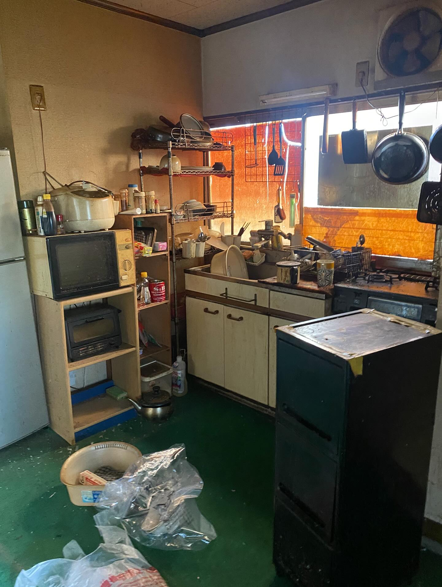 空き家の片付けー！