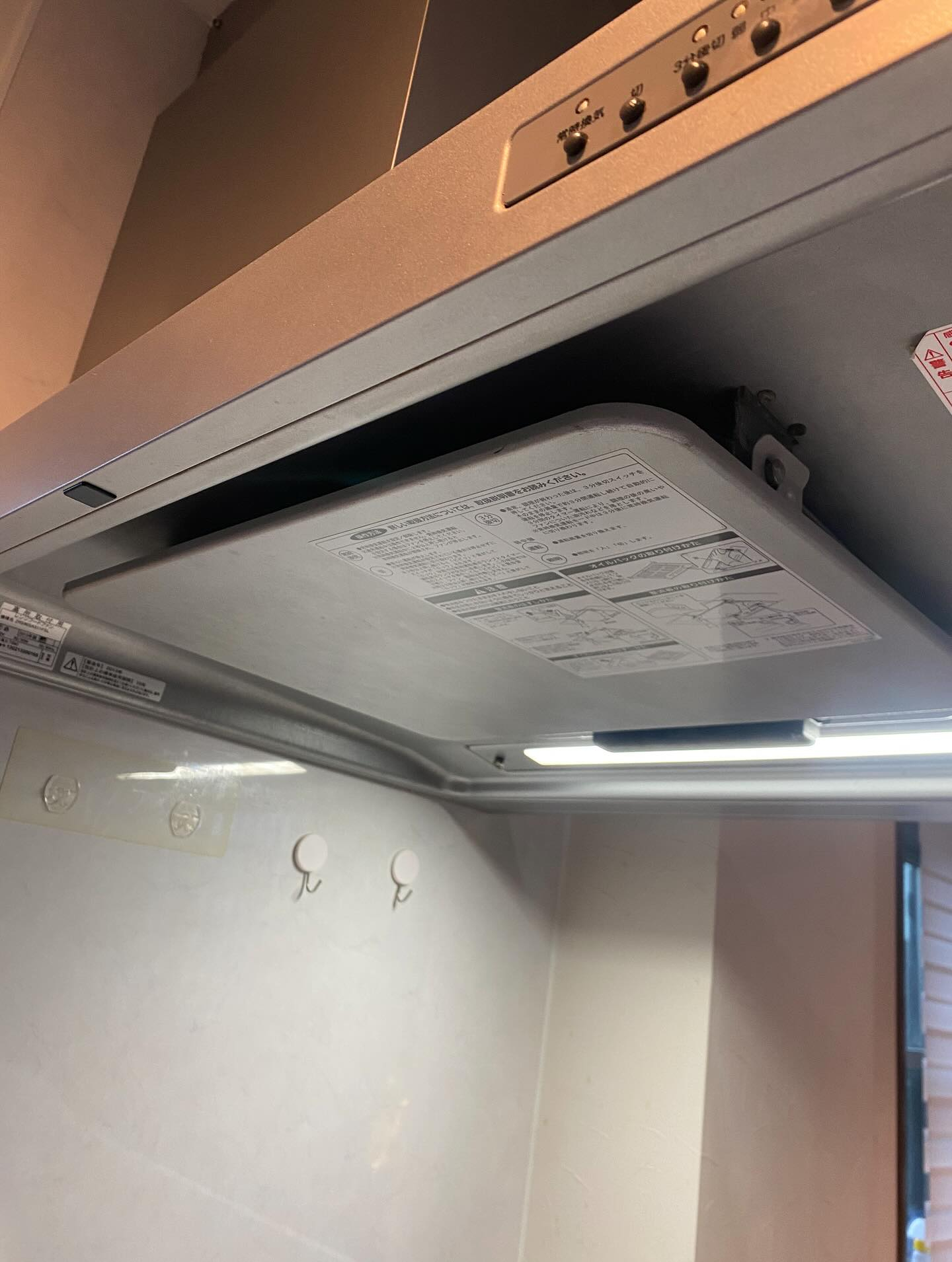 換気扇のお掃除ー！