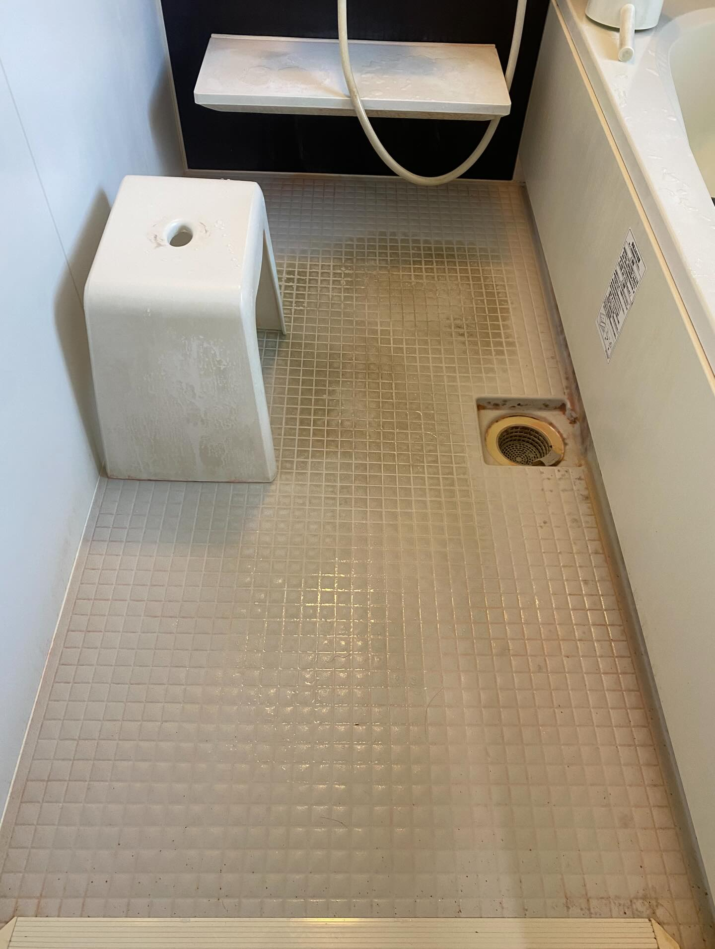 お風呂のお掃除ー!