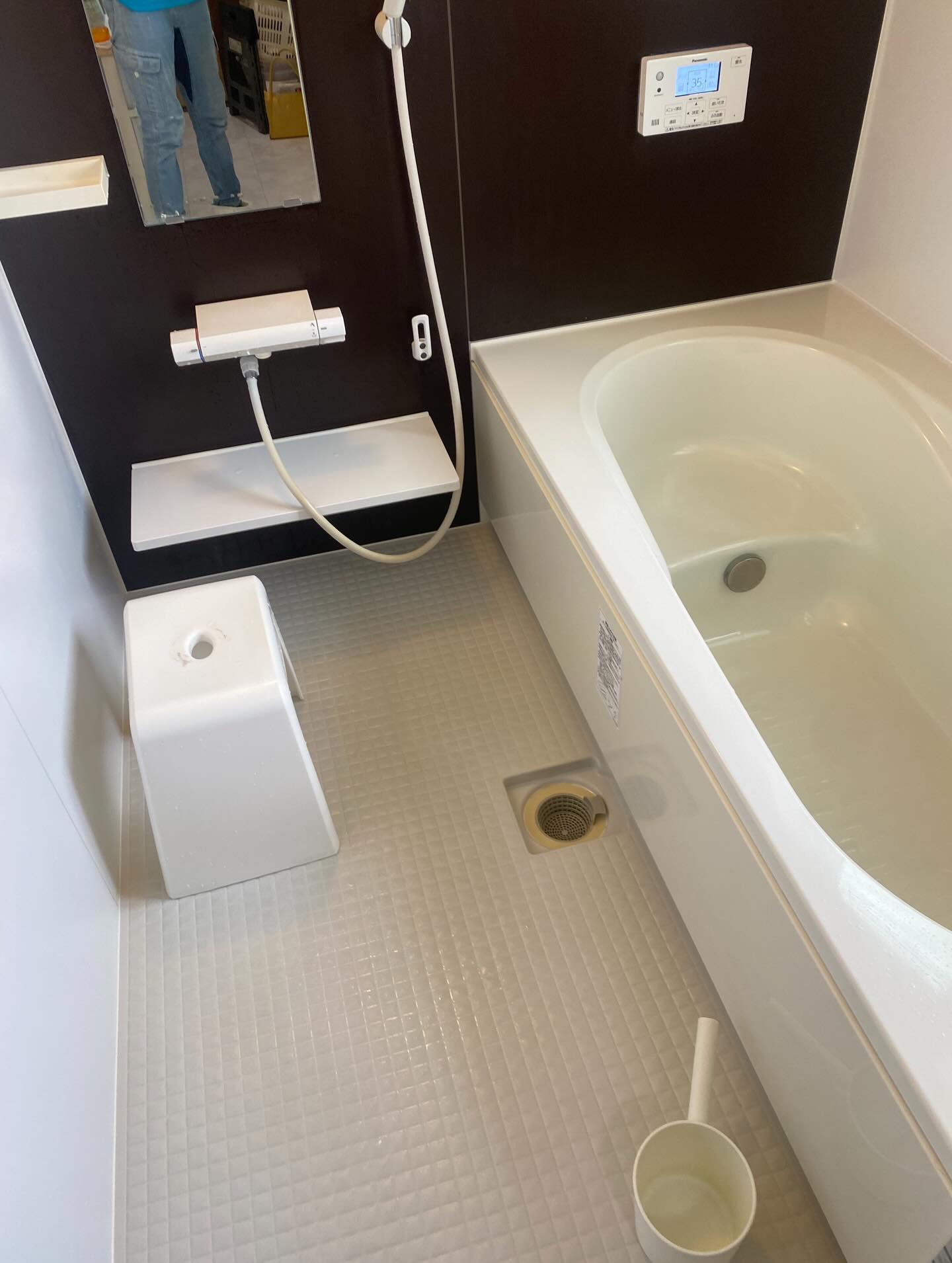 お風呂のお掃除ー!